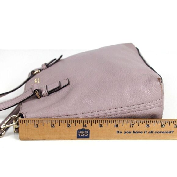 KATE SPADE NY PINKY GRAY GENUINE LEATHER SHOULDER BAG CROSSBODY HANDBAG PURSE - Picture 14 of 16